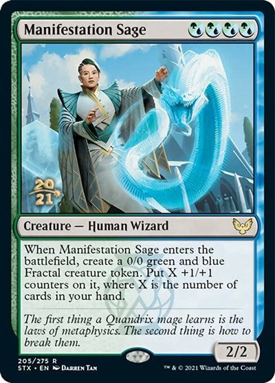 Manifestation Sage [Strixhaven: School of Mages Prerelease Promos] | Enigma On Main