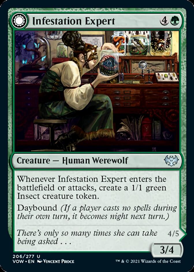 Infestation Expert // Infested Werewolf [Innistrad: Crimson Vow] | Enigma On Main