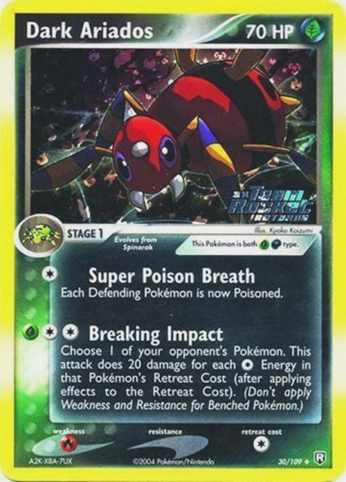 Dark Ariados (30/109) (Stamped) [EX: Team Rocket Returns] | Enigma On Main