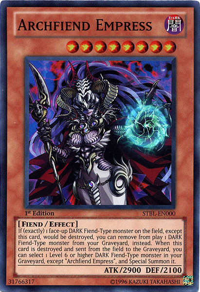 Archfiend Empress [STBL-EN000] Super Rare | Enigma On Main