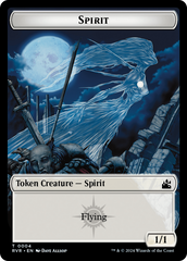 Saproling // Spirit (0004) Double-Sided Token [Ravnica Remastered Tokens] | Enigma On Main