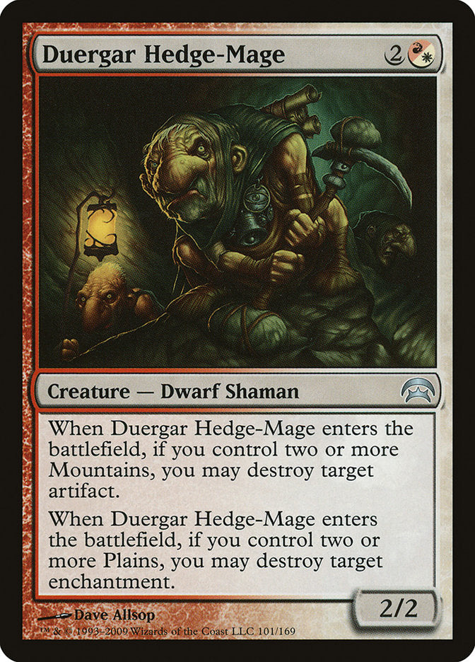 Duergar Hedge-Mage [Planechase] | Enigma On Main