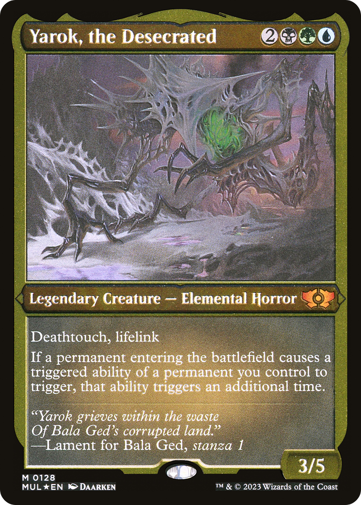 Yarok, the Desecrated (Foil Etched) [Multiverse Legends] | Enigma On Main