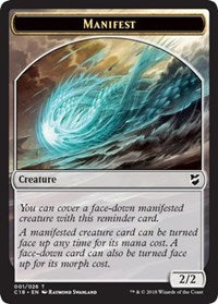 Manifest // Zombie Double-sided Token [Commander 2018] | Enigma On Main