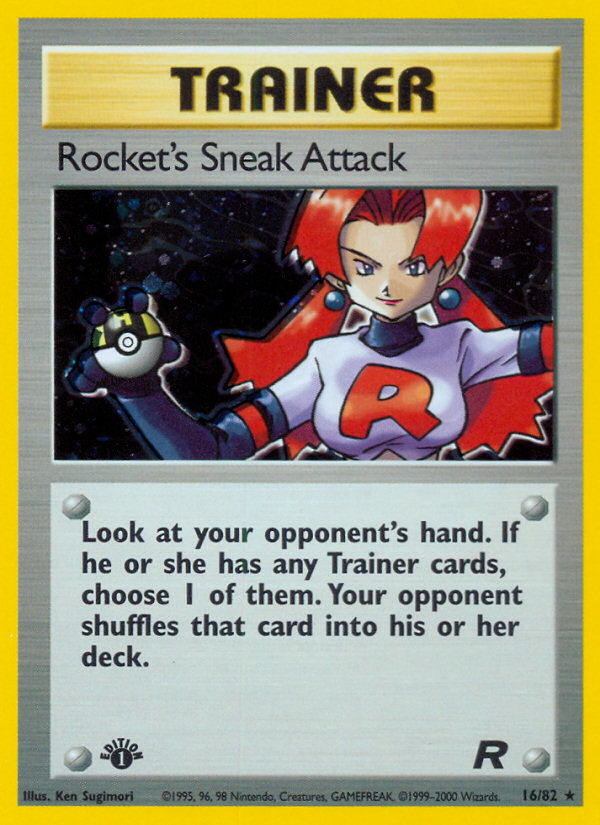 Rocket's Sneak Attack (16/82) [Team Rocket 1st Edition] | Enigma On Main