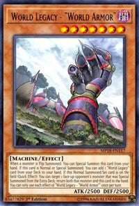 World Legacy - "World Armor" [2018 Mega-Tins Mega Pack] [MP18-EN117] | Enigma On Main