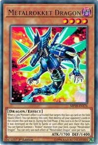 Metalrokket Dragon [2018 Mega-Tins Mega Pack] [MP18-EN176] | Enigma On Main