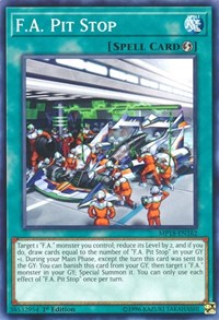 F.A. Pit Stop [2018 Mega-Tins Mega Pack] [MP18-EN162] | Enigma On Main