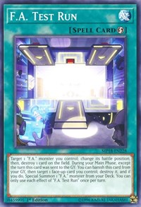 F.A. Test Run [2018 Mega-Tins Mega Pack] [MP18-EN228] | Enigma On Main