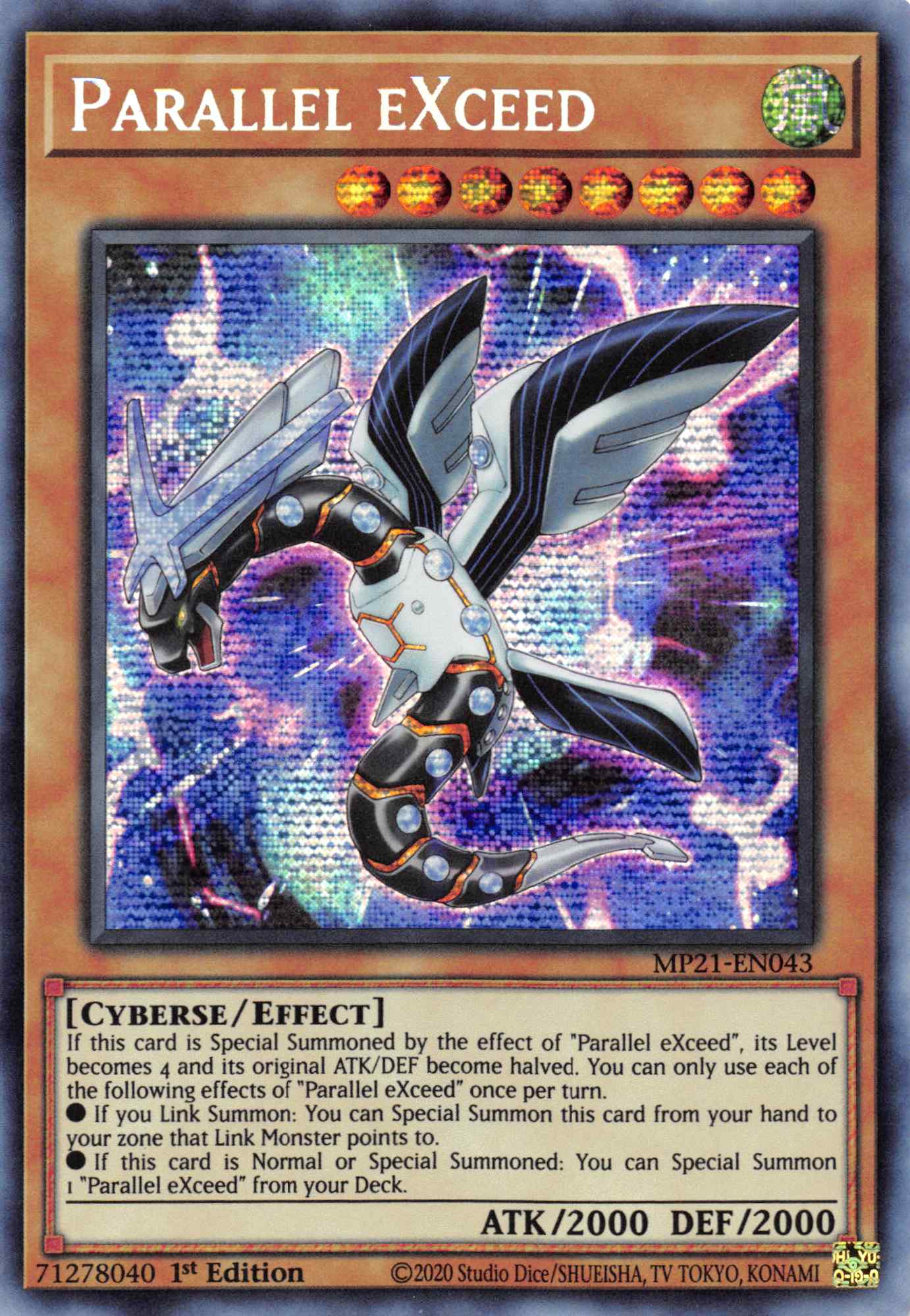 Parallel EXceed [MP21-EN043] Prismatic Secret Rare | Enigma On Main