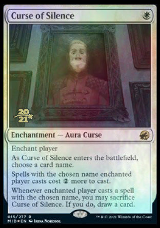 Curse of Silence [Innistrad: Midnight Hunt Prerelease Promos] | Enigma On Main