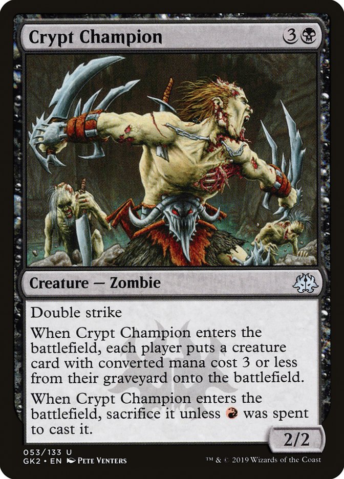 Crypt Champion [Ravnica Allegiance Guild Kit] | Enigma On Main