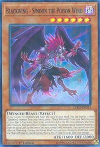 Blackwing - Simoon the Poison Wind [Legendary Duelists: White Dragon Abyss] [LED3-EN024] | Enigma On Main