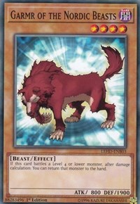 Garmr of the Nordic Beasts [Legendary Hero Decks] [LEHD-ENB03] | Enigma On Main