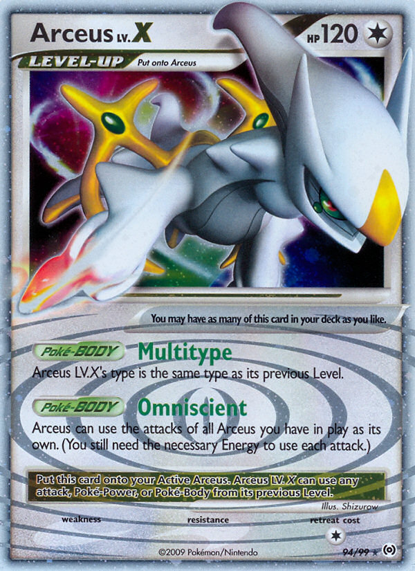 Arceus LV.X (94/99) [Platinum: Arceus] | Enigma On Main