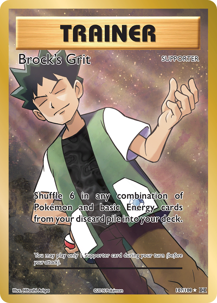 Brock's Grit (107/108) [XY: Evolutions] | Enigma On Main