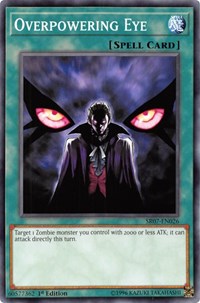 Overpowering Eye [Structure Deck: Zombie Horde] [SR07-EN026] | Enigma On Main