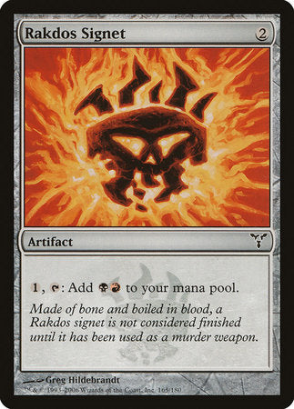 Rakdos Signet [Dissension] | Enigma On Main