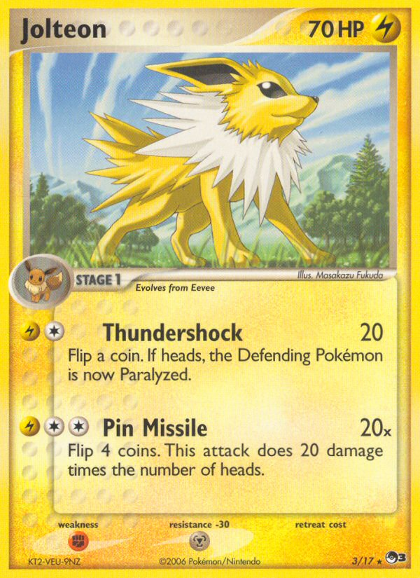 Jolteon (3/17) [POP Series 3] | Enigma On Main