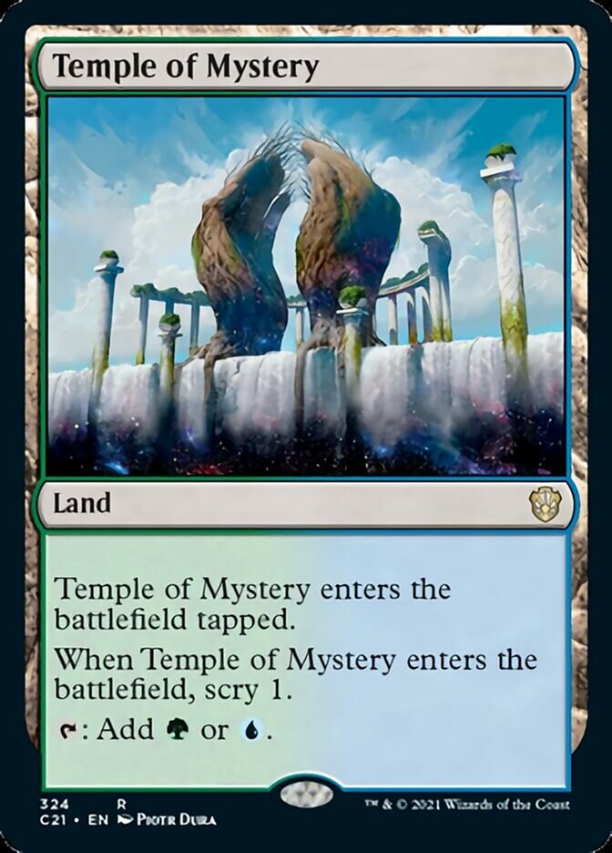 Temple of Mystery [Commander 2021] | Enigma On Main