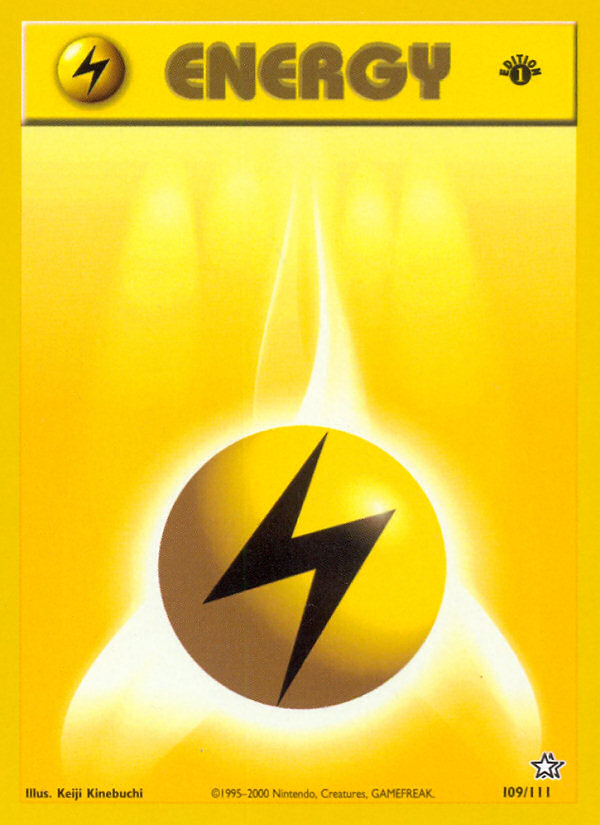 Lightning Energy (109/111) [Neo Genesis 1st Edition] | Enigma On Main