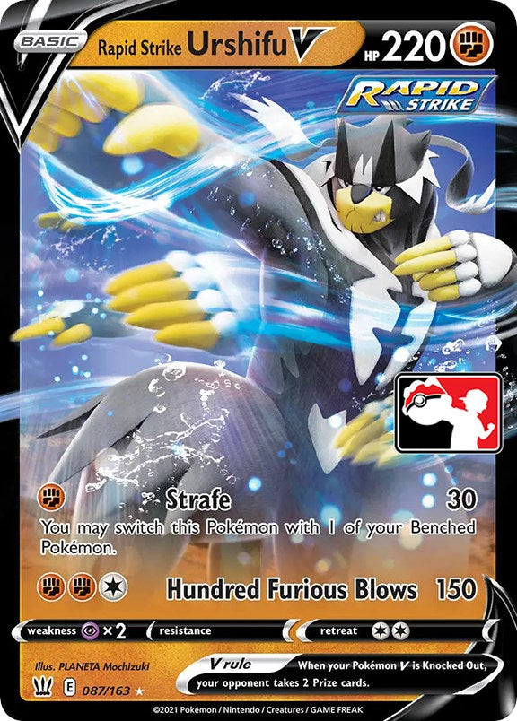 Rapid Strike Urshifu V (087/163) [Prize Pack Series One] | Enigma On Main