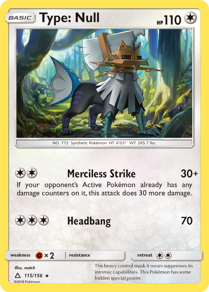 Type: Null (115/156) [Sun & Moon: Ultra Prism] | Enigma On Main