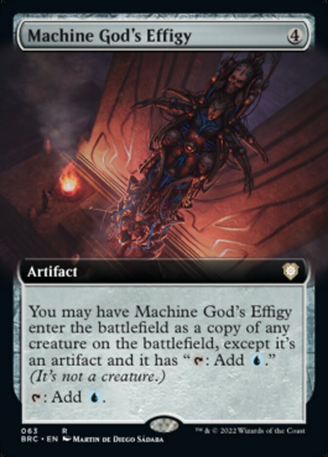 Machine God's Effigy (Extended Art) [The Brothers' War Commander] | Enigma On Main