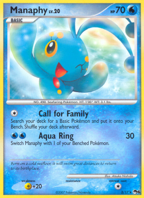 Manaphy (3/17) [POP Series 6] | Enigma On Main