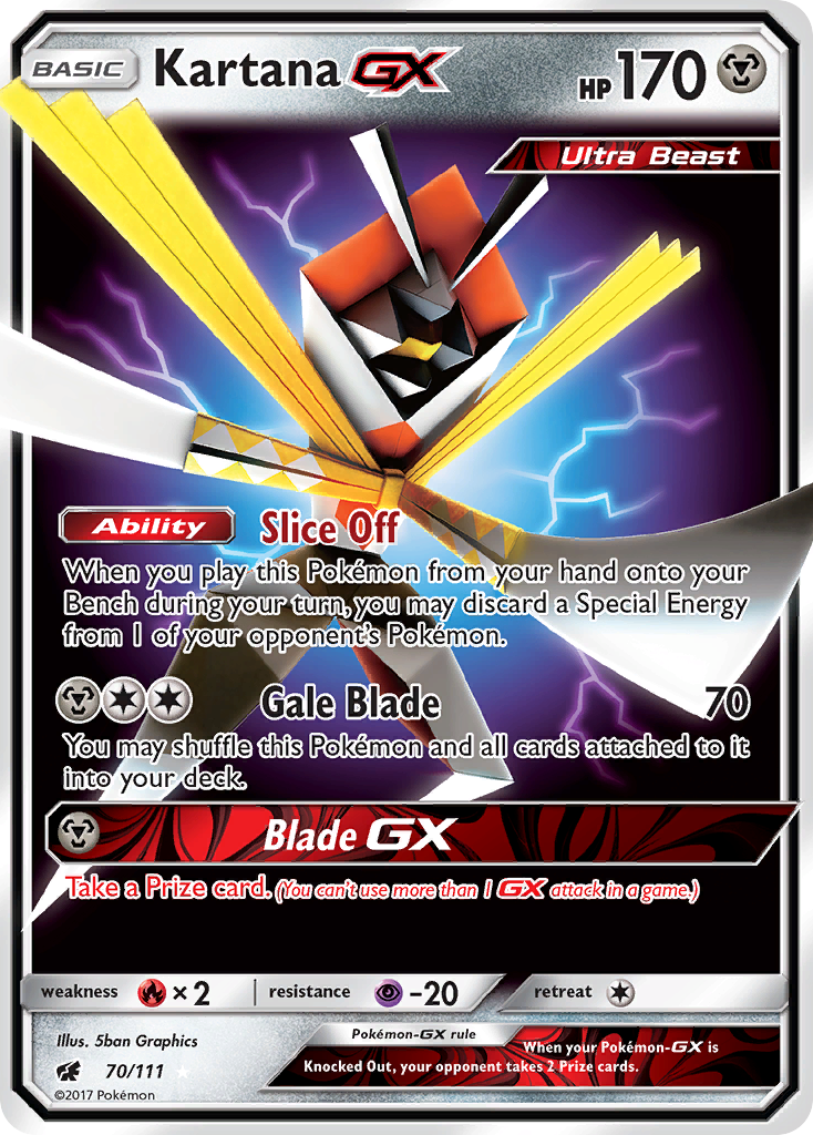 Kartana GX (70/111) [Sun & Moon: Crimson Invasion] | Enigma On Main