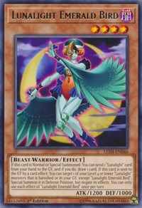 Lunalight Emerald Bird [Legendary Duelists: Sisters of the Rose] [LED4-EN046] | Enigma On Main