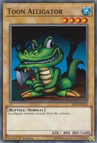 Toon Alligator [Speed Duel Decks: Destiny Masters] [SS01-ENC02] | Enigma On Main