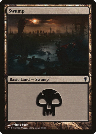 Swamp (80) [Duel Decks: Sorin vs. Tibalt] | Enigma On Main