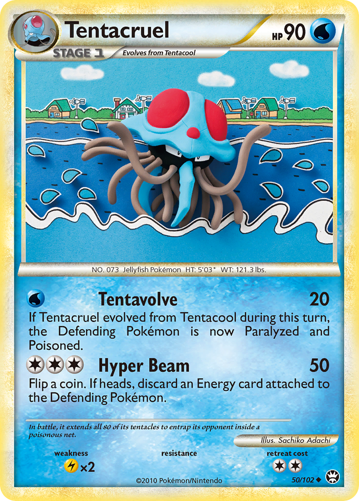 Tentacruel (50/102) [HeartGold & SoulSilver: Triumphant] | Enigma On Main