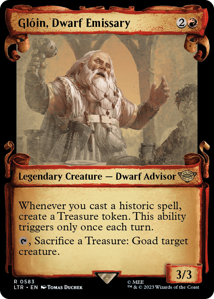 Gloin, Dwarf Emissary [The Lord of the Rings: Tales of Middle-Earth Showcase Scrolls] | Enigma On Main