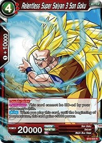 Relentless Super Saiyan 3 Son Goku (Demo Deck Non-Foil) [BT2-004] | Enigma On Main