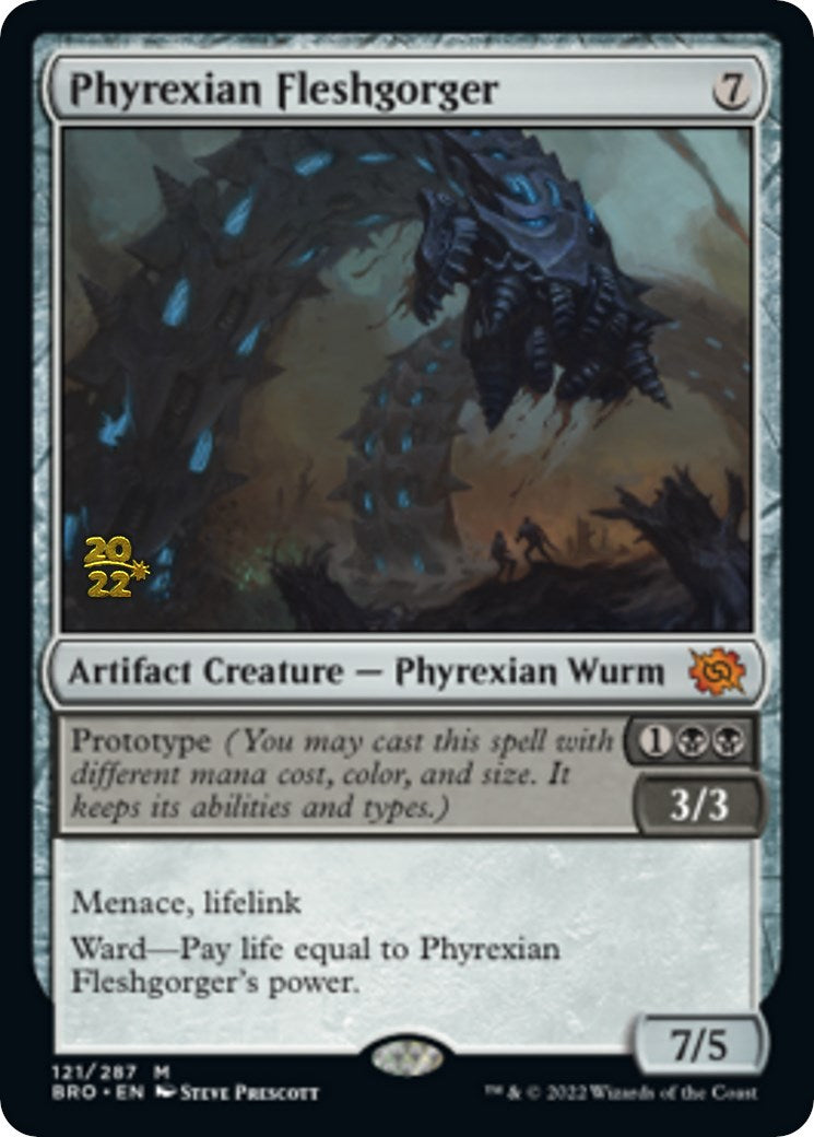 Phyrexian Fleshgorger [The Brothers' War: Prerelease Promos] | Enigma On Main