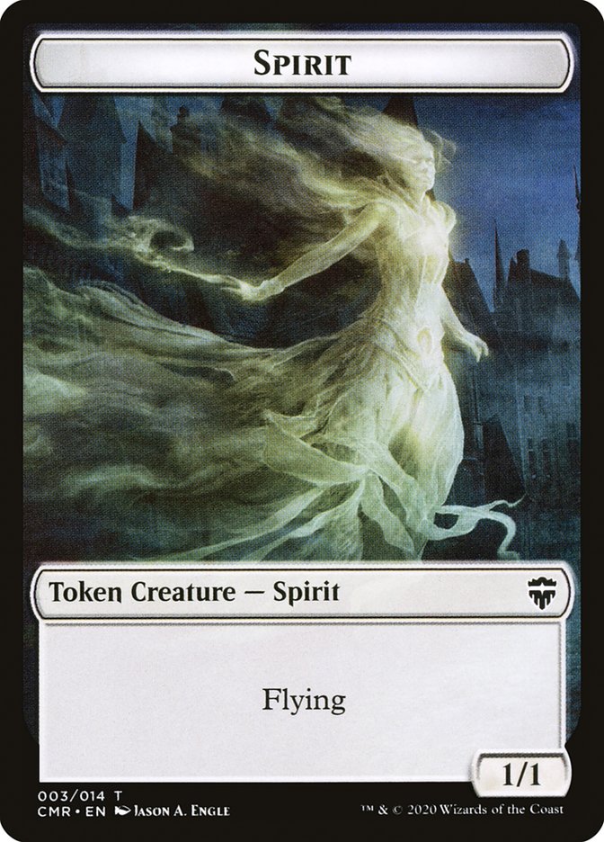 Rock // Spirit Token [Commander Legends Tokens] | Enigma On Main