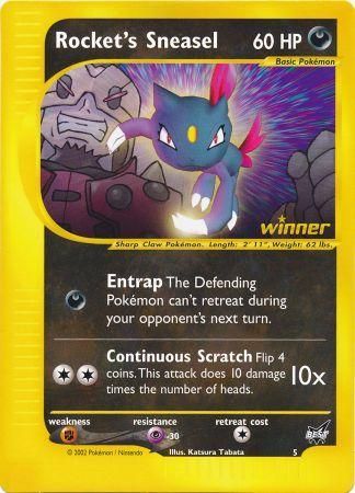 Rocket's Sneasel (5) (Jumbo Card) [Best of Promos] | Enigma On Main