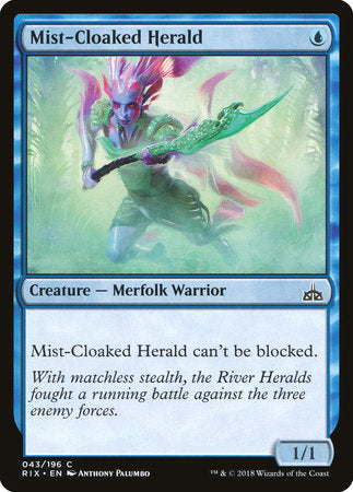 Mist-Cloaked Herald [Rivals of Ixalan] | Enigma On Main