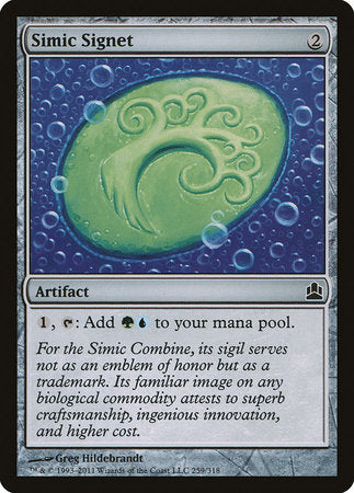 Simic Signet [Commander 2011] | Enigma On Main