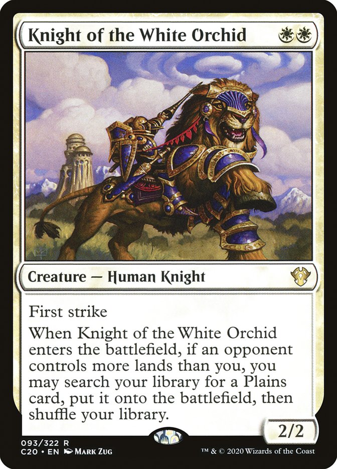 Knight of the White Orchid [Commander 2020] | Enigma On Main