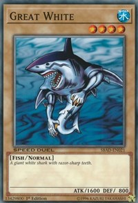 Great White [Speed Duel: Attack from the Deep] [SBAD-EN021] | Enigma On Main