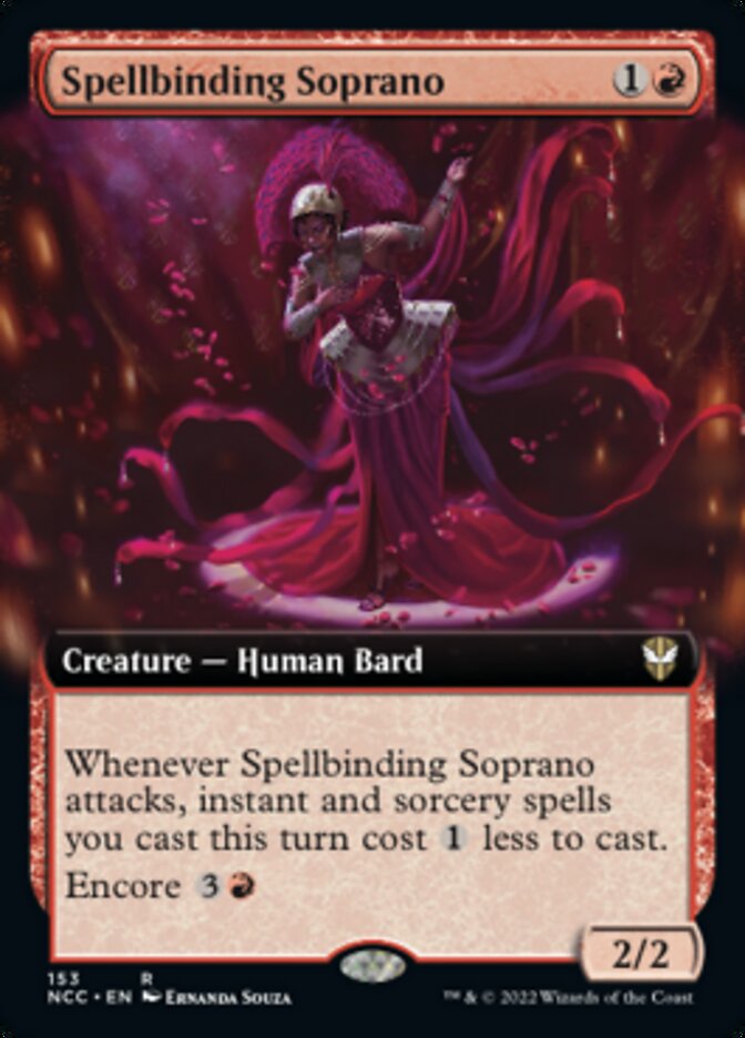 Spellbinding Soprano (Extended Art) [Streets of New Capenna Commander] | Enigma On Main