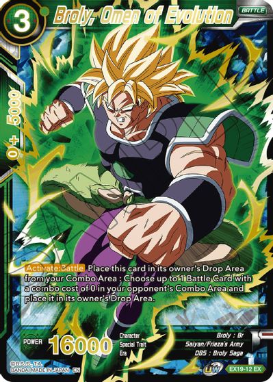 Broly, Omen of Evolution (EX19-12) [Special Anniversary Set 2021] | Enigma On Main