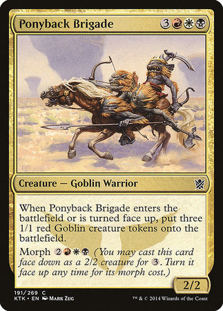 Ponyback Brigade [Khans of Tarkir] | Enigma On Main