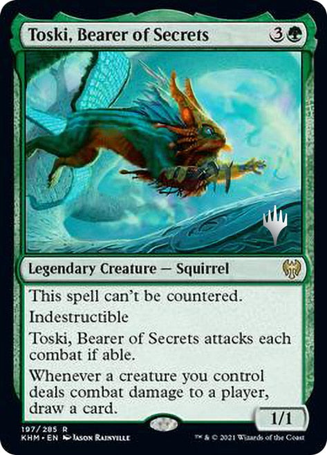 Toski, Bearer of Secrets (Promo Pack) [Kaldheim Promos] | Enigma On Main