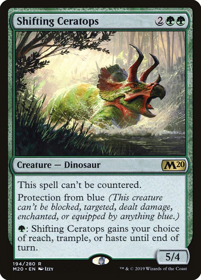 Shifting Ceratops [Core Set 2020] | Enigma On Main