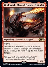 Drakuseth, Maw of Flames [Promo Pack: Core Set 2020] | Enigma On Main