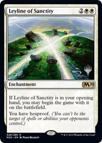 Leyline of Sanctity [Promo Pack: Core Set 2020] | Enigma On Main